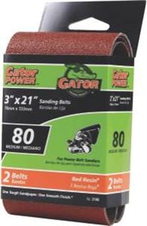 <S> <C> 3"x21"A/O BELT 80 2PK.SANDING BELT