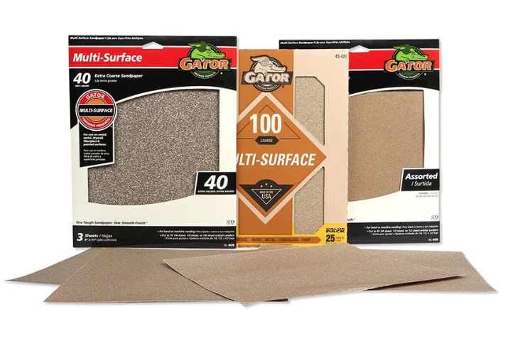 <C> 9"x11"80D PRODUCTION PAPER25PK.SANDPAPER