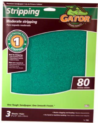 <S> <C> 9"x11"SANDING SHEET 80EZ123 3PK.