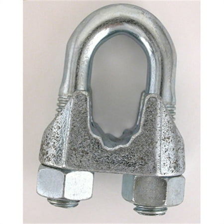 3/8"WIRE ROPE CLIP ZINC PLATEDTWO FACINGS -CARDED