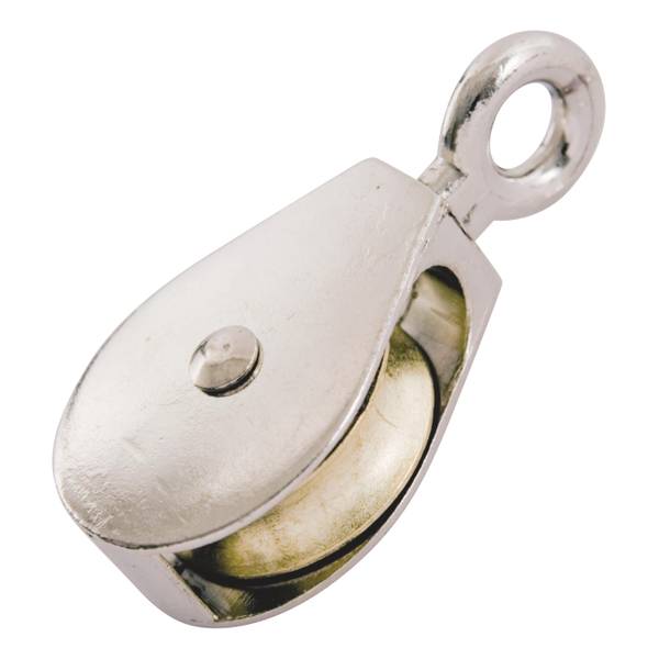 <C> 3/4"PULLEY-SINGLE/FIX W/TABULK W/TAG