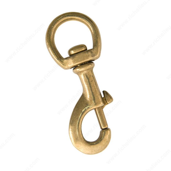 1"BOLT-SNAP-RND SWVEL.BRONZ   BULK W/TAG