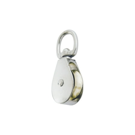 <C> 1"PULLEY-SINGLE/SWIVEL.EYEBULK W/TAG