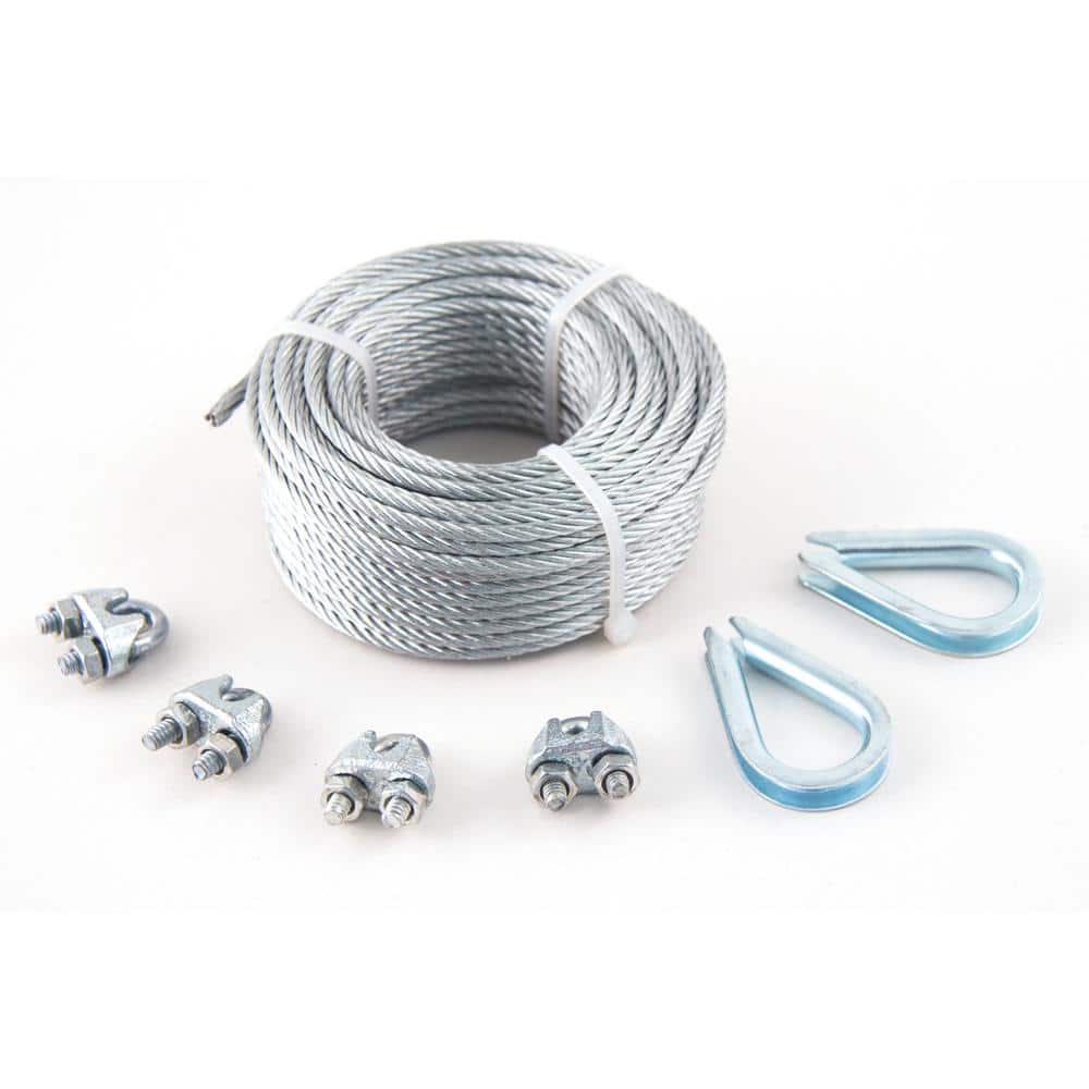 1/8*x50'7X19 AIRCRFT CBL GLV TTB&CLP