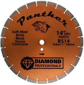 <C> 7" DRY SEG DIAMOND BLADE