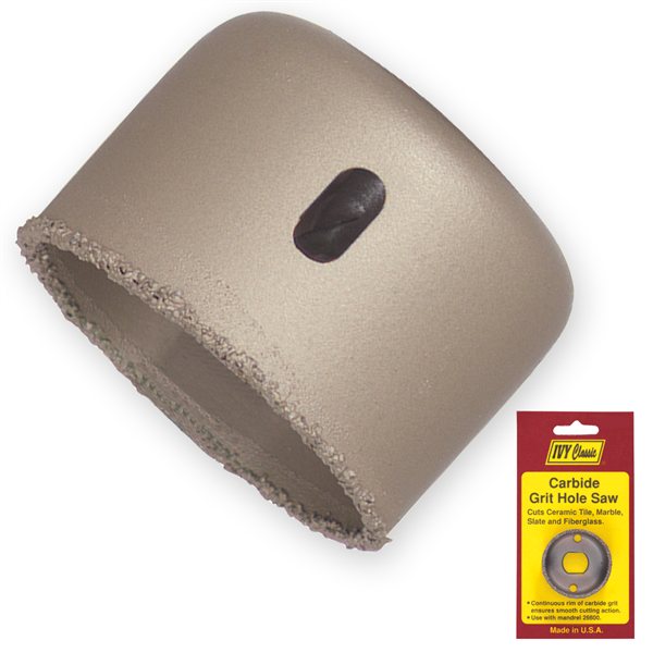<C> 2 1/2" CARB GRIT HOLESAW