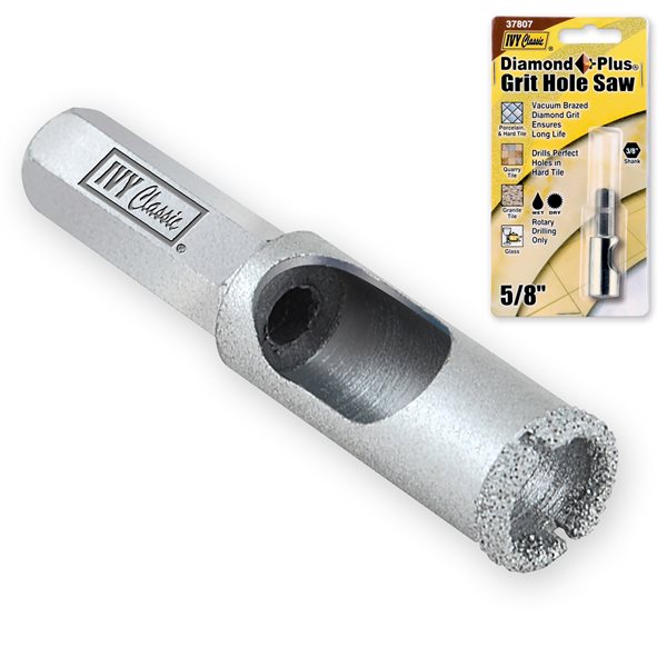 <C> 5/8" DIAMOND GRIT HOLE SAWCARDED