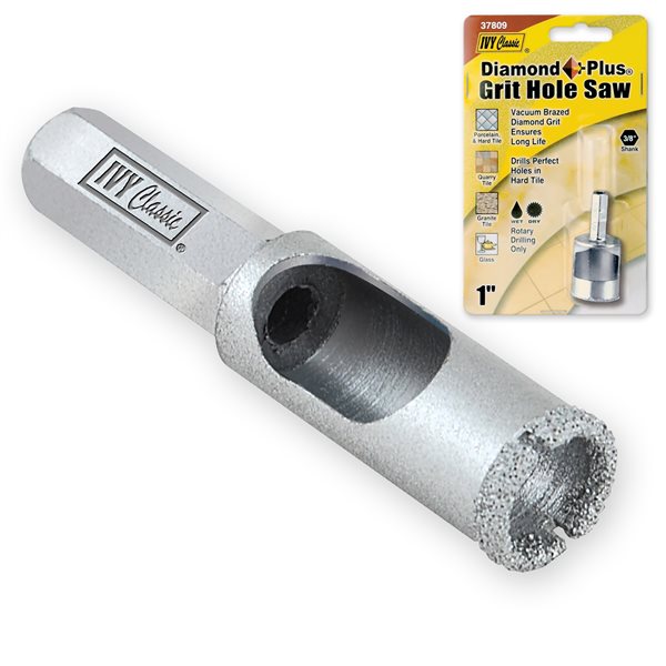 <C> 1" DIAMOND GRIT HOLE SAW  CARDED