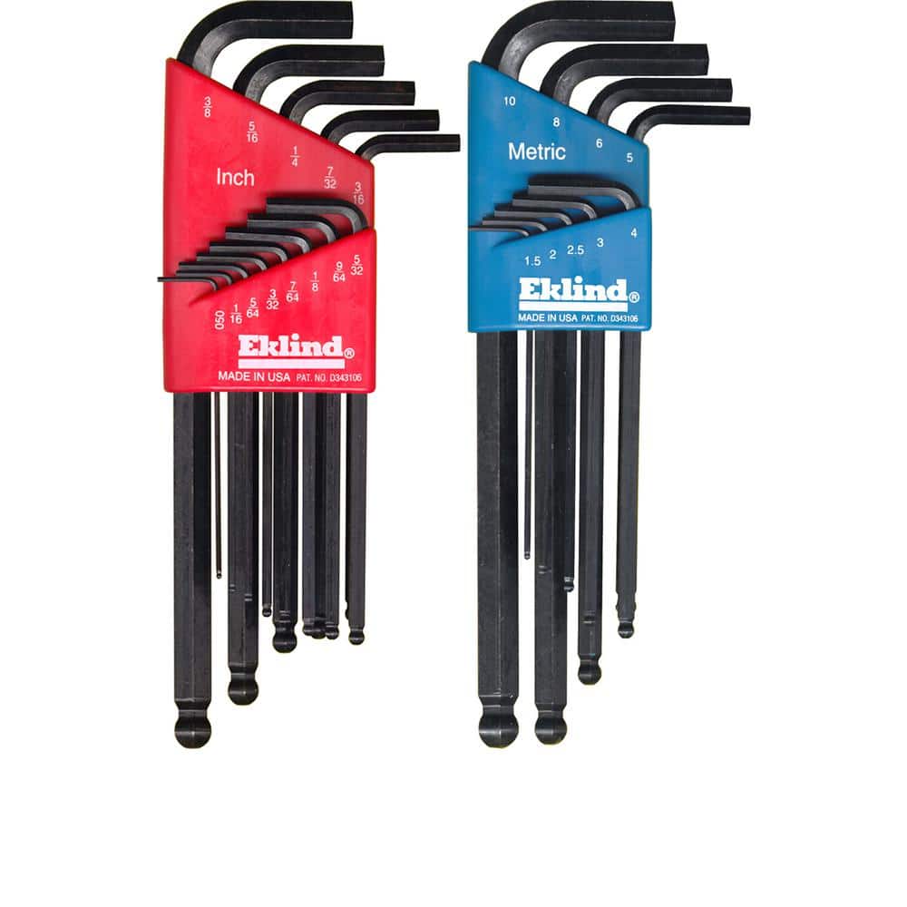 22pc COMB MET/NCH HEX KEY ST