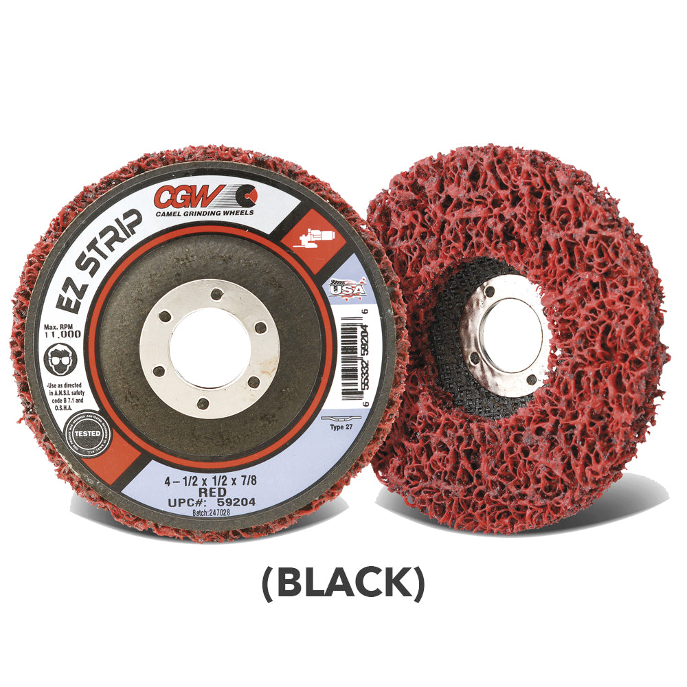 EZ STRIP WHEEL  BLACK         4-1/2" X 7/8"  SILICON CARBIDE