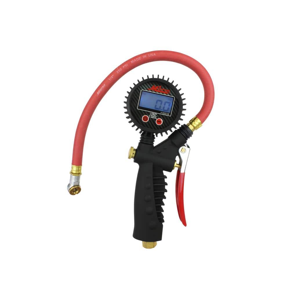 <C> DIGITAL INFLATOR GAUGE W/BFOOT AIR CHUCK