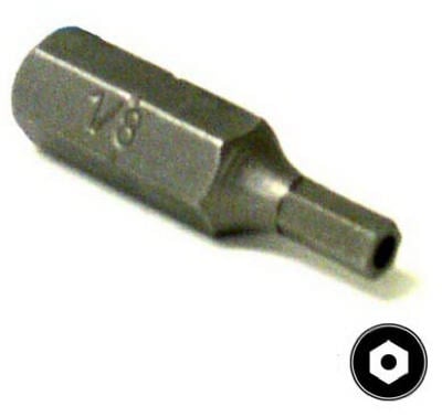 <C> 1/8"SEC HEX KEY 1PK