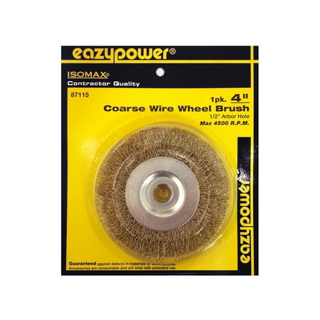 <R> 4" C WIRE WHEEL 1/2 BOR