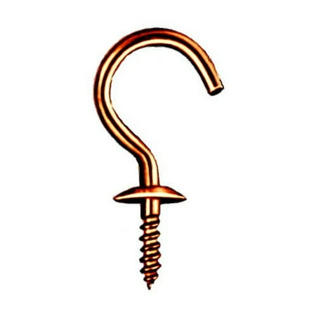 1 1/4"BRASS CUP HOOKS.