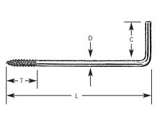 3"B.P.ROD HOOKS.