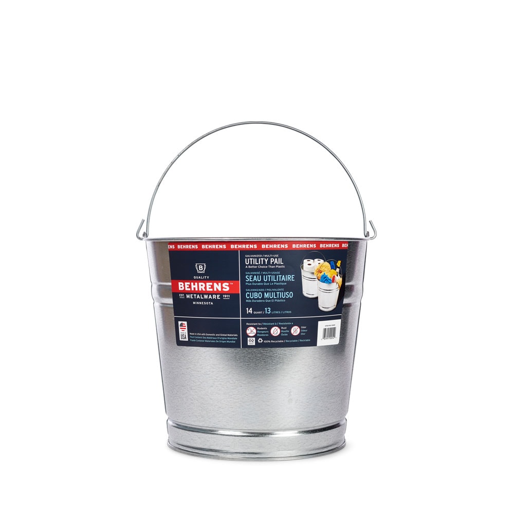 <S> <C> 14qt GALV WATER PAIL  HOT DIPPED GALVANIZED