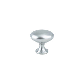 ADVANTAGE KNOBS SATIN CHROME  ROUND TRANSITIONAL KNOB