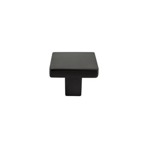 CONTEMPORARY ADVANTAGE ONE    MATTE BLACK SQUARE KNOB