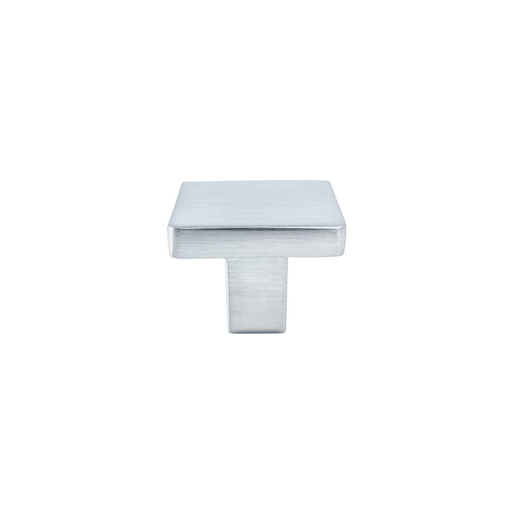 ADVANTAGE KNOBS SATIN CHROME  SQUARE CONTEMPORARY KNOB