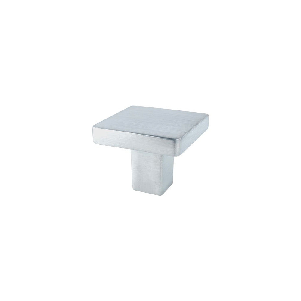 ADVANTAGE KNOBS SATIN CHROME  SQUARE CONTEMPORARY KNOB