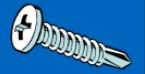 60pc 1-1/2x8 S/DRIL PHIL PAN HSELF DRILLING PHILLIPS PAN HD