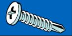 50pc 1-1/2x10S/DRIL PHIL PAN HSELF DRILLING PHILLIPS PAN HD