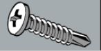 10x1"P/H SELF-DRILLING        STAINLESS STEEL 46pcs.