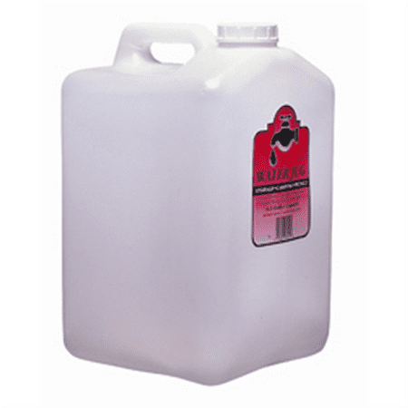 4.5gal WATER JUG W/CAP WHITE  WHITE PLASTIC