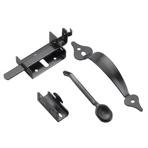 DECORATIVE THUMB LATCH BLACK
