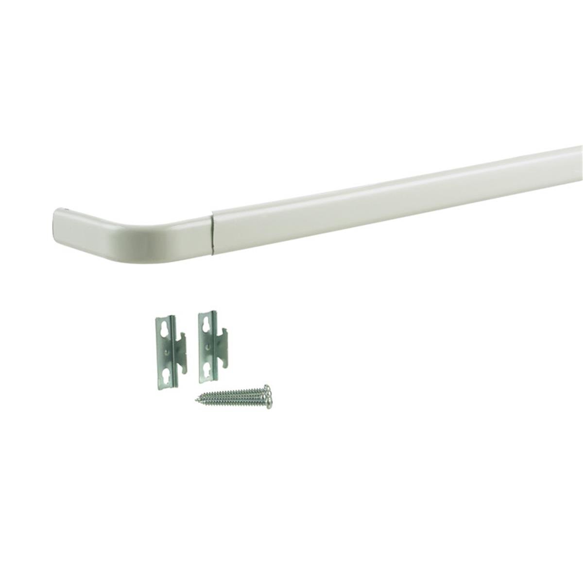 28-48"SGL 2"CURTAIN ROD HVY DUHEAVY DUTY