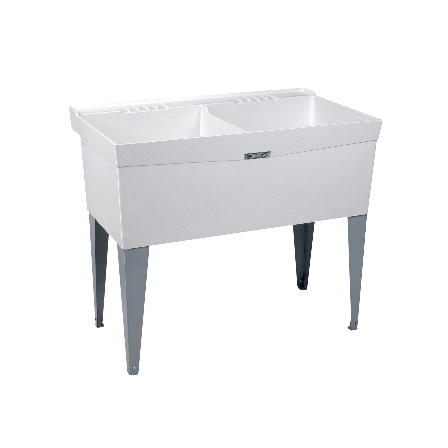DOUBLE FLOOR SINK (DURASTONE) SINK ONLY W/LEGS