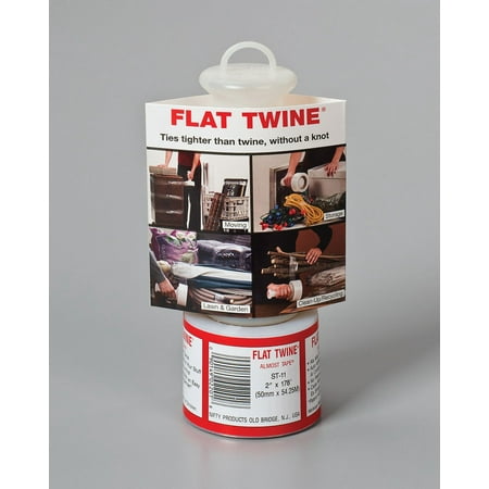 2 IN. X 178 FT. FLAT TWINE, HEAVY DUTY - 120 GAUGE, CLEAR