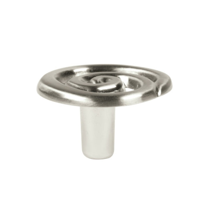 <C> CSBNT KNOB NCKL SATN      SWIRL CABINET KNOB
