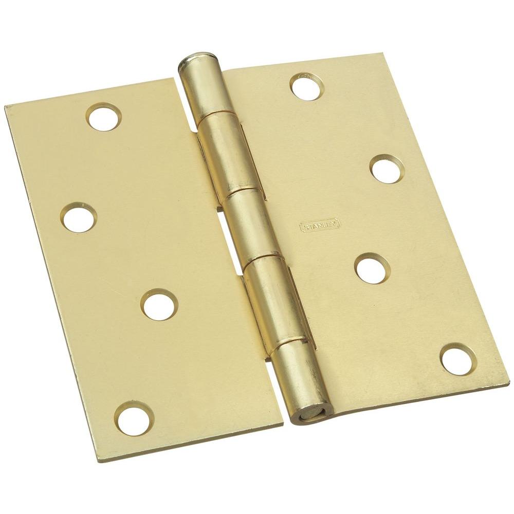<R> 4"CD BP SQ/CRNR HINGE     1/CD US4 CD741