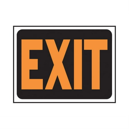9x12" "EXIT" HY-GLO SIGN