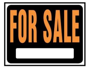 <C> FOR SALE 15 X 19