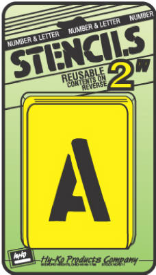 2* LETTER STENCIL KIT