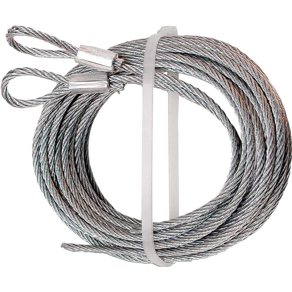 2)14'X5/32" EXT CABLES HD     W/LOOP ENDS F/WOOD FGLS & ALUM