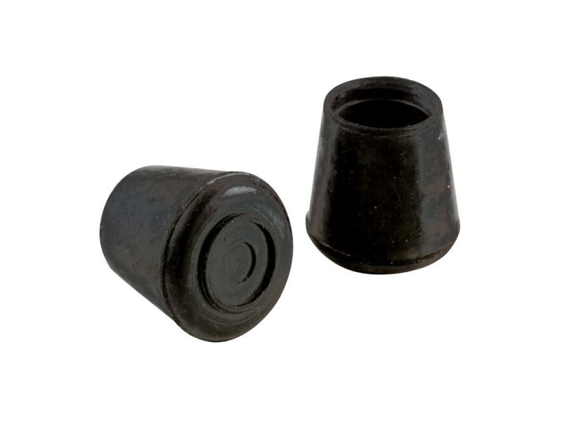 5/8" BLACK RUBR LEG TIP