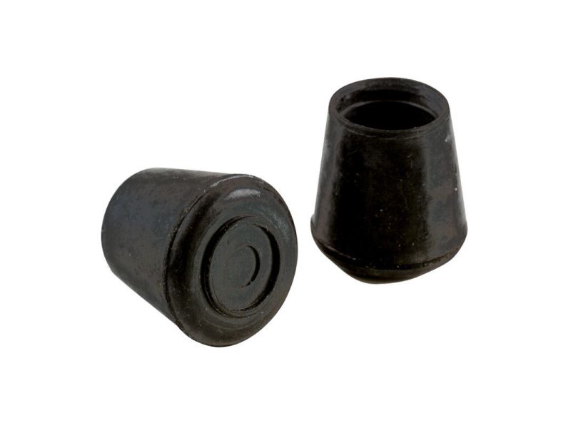 7/8" BLACK RUBR LEG TIP