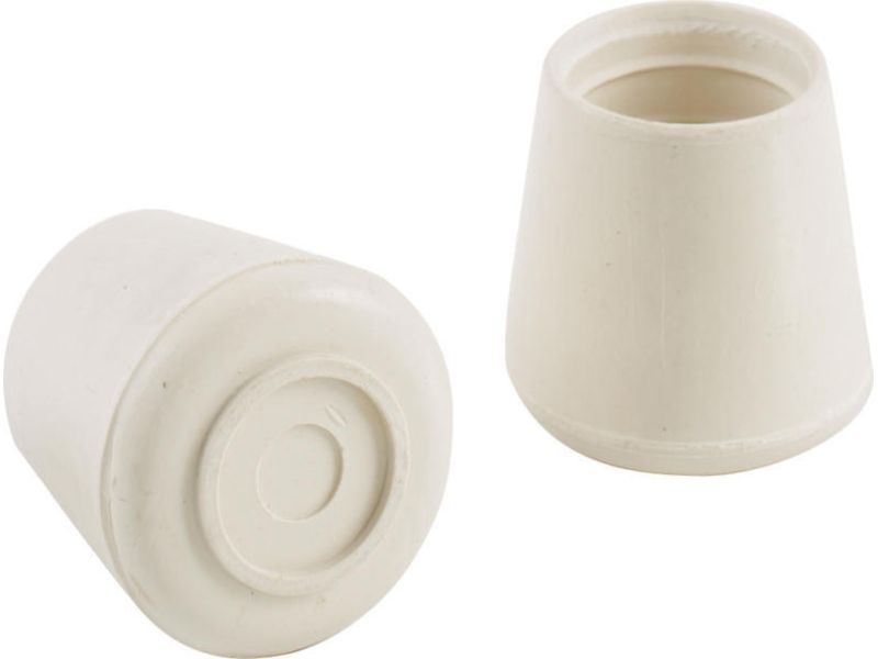 <C> 7/8" WHITE RUBR LEG TIP