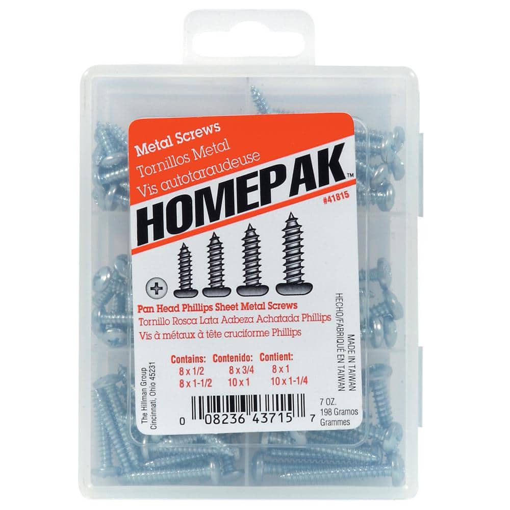 P/H SHT MTL SCREW ASST-6 SIZESPAN HEAD SHEET METAL