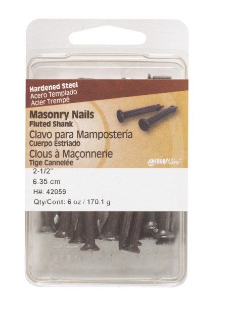 2-1/2" FLT MASON NAIL VUE PAK