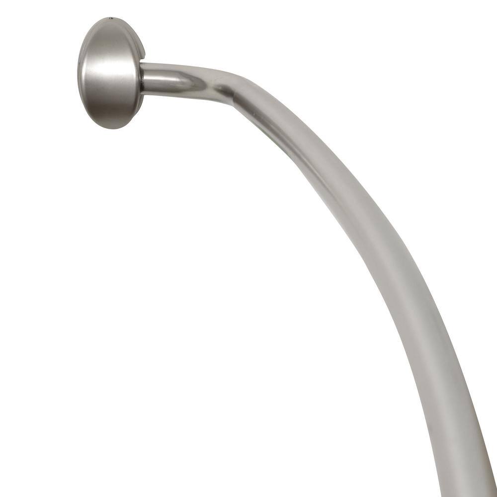 72"B/N CURV SHWR ROD-ADJ 60-72BRUSHED NICKEL CURVED W/ENDCAP