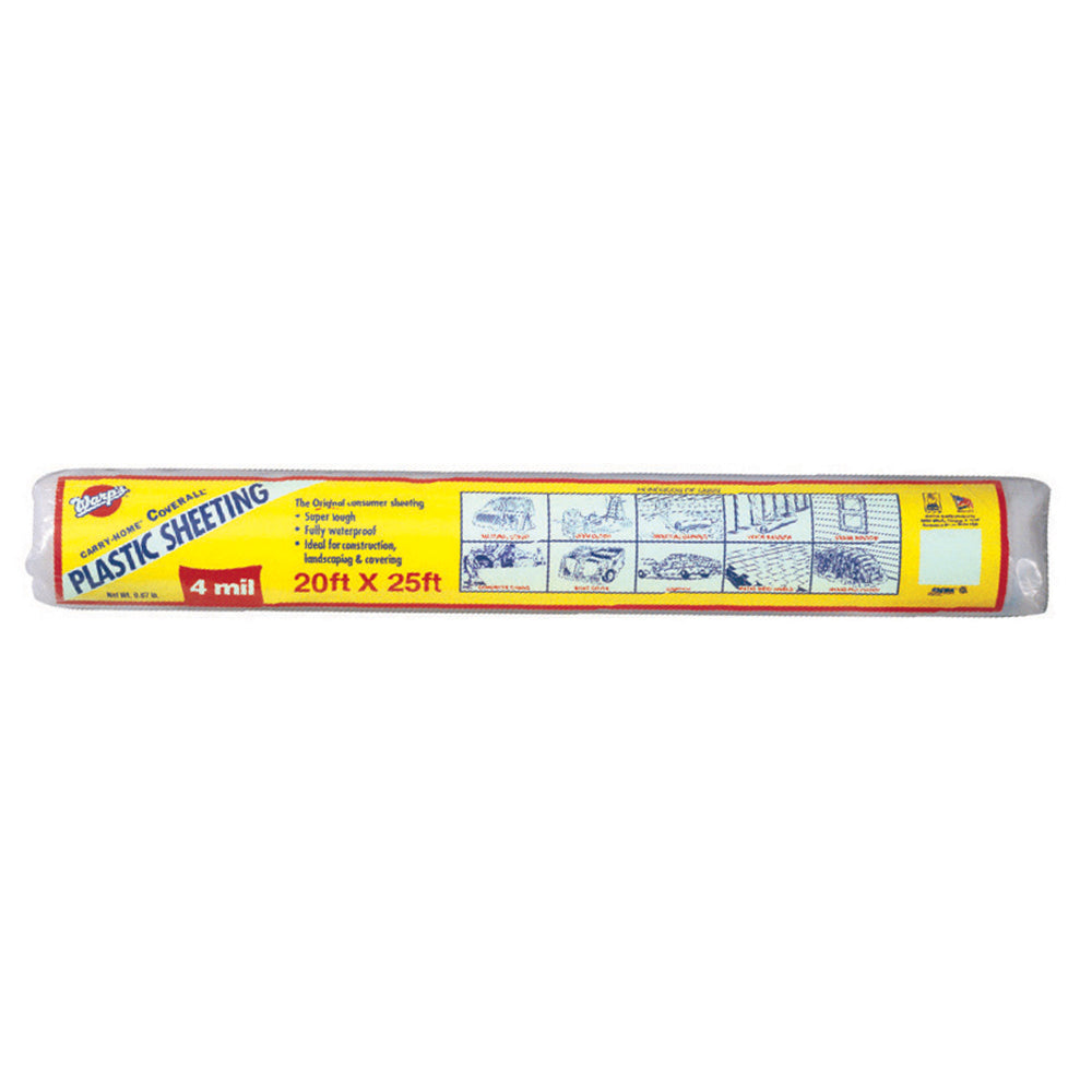 *20x25' 4MIL CLR POLY         4/38.3# (192/PLT)