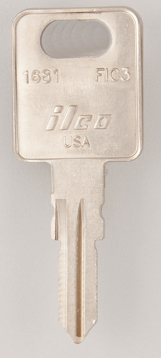 KEY BLANK (ILCO 1617-FAC1     10 PER. BAG 1681-FC3