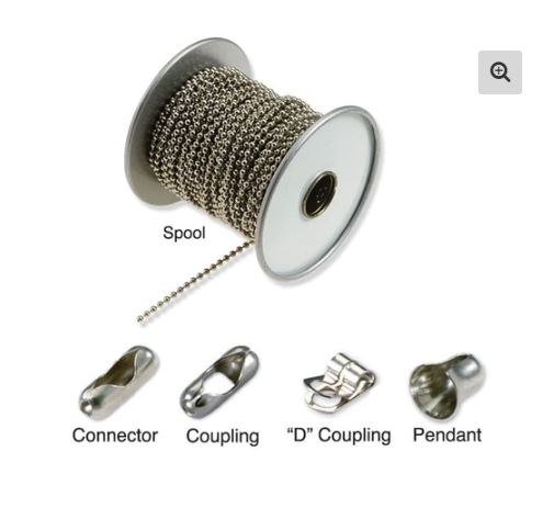 100' #6 BP BALL CHAIN