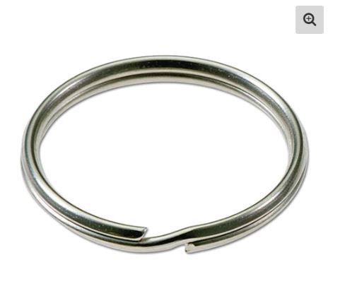 1/2" SPLIT KEY RING-100pc     #76000