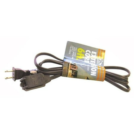 <R> 6' 16/2 BRN EXT CORD-CUBE ETL OR UL APPROVED