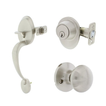 SINGLE CYL.DEADBOLT COMBO S/N US15 STURBRIDGE HANDLE SET